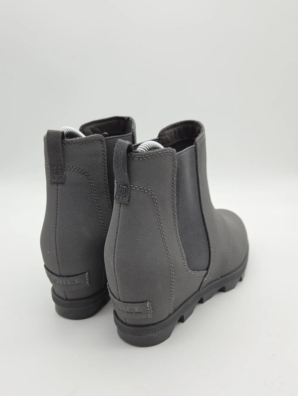 Sorel Joan Of Arctic II Wedge Chelsea Boots Gray Size‎ 5